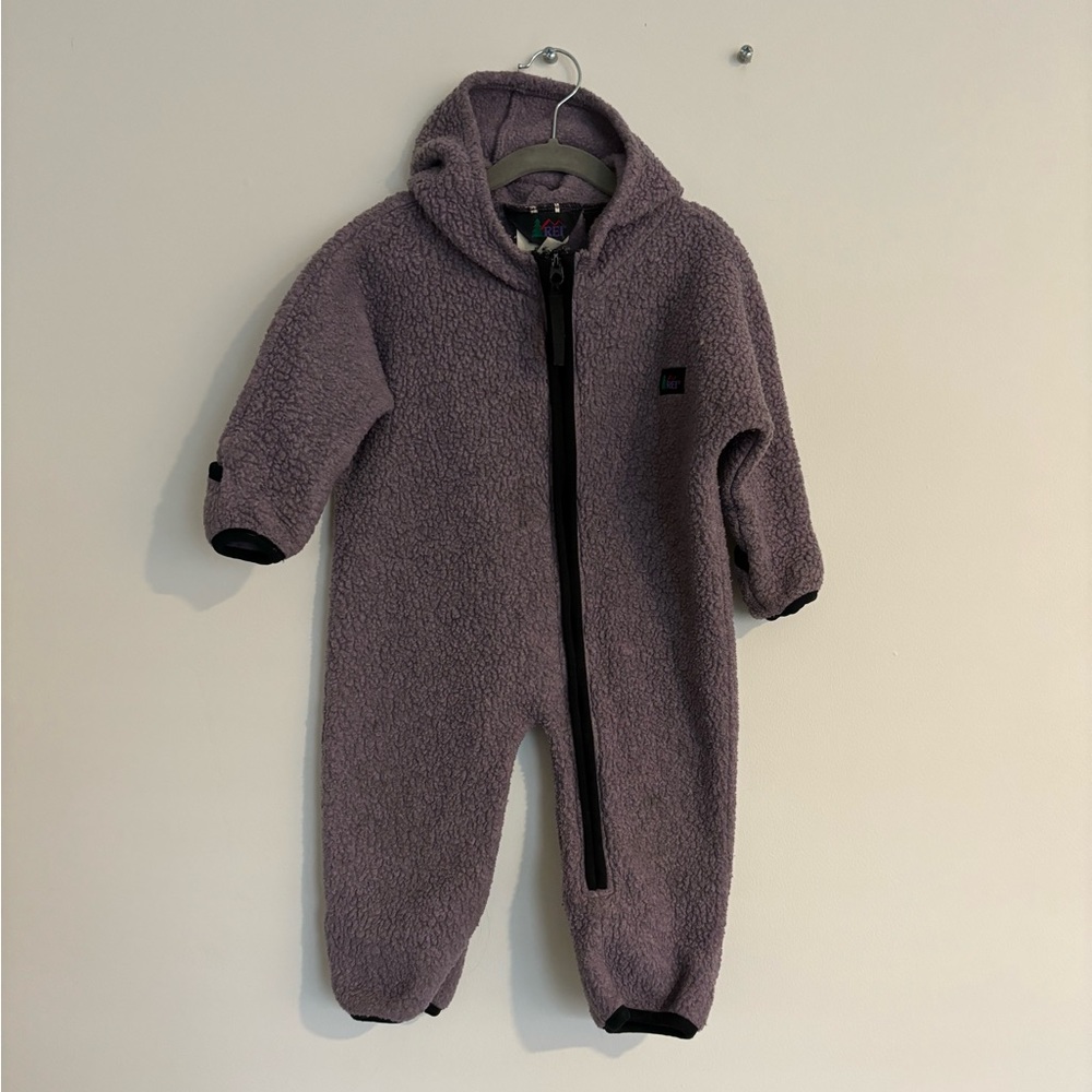 REI Polartech Fleece Zip Up Suit Size 18M